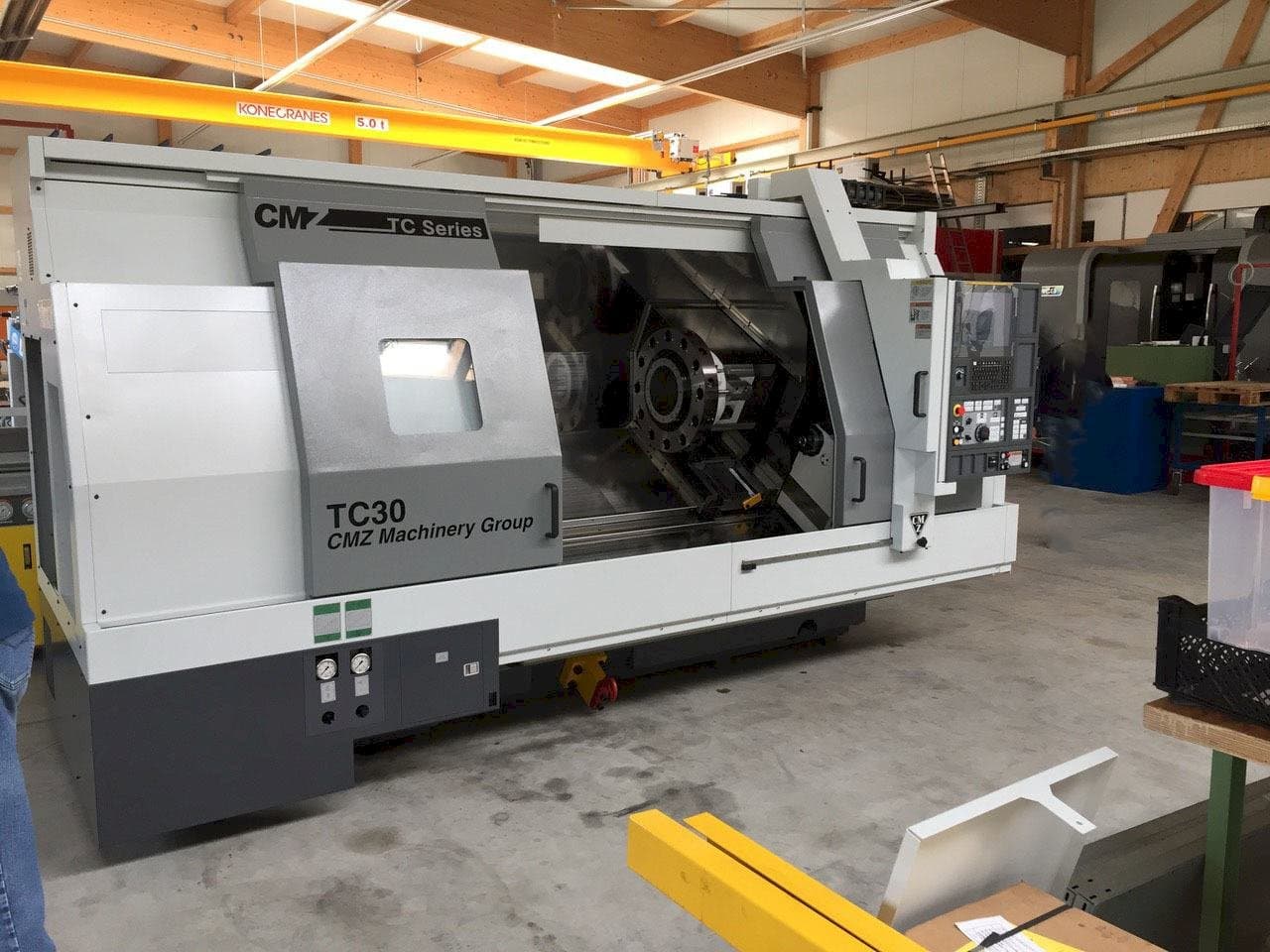 Front view of CMZ TC30  machine