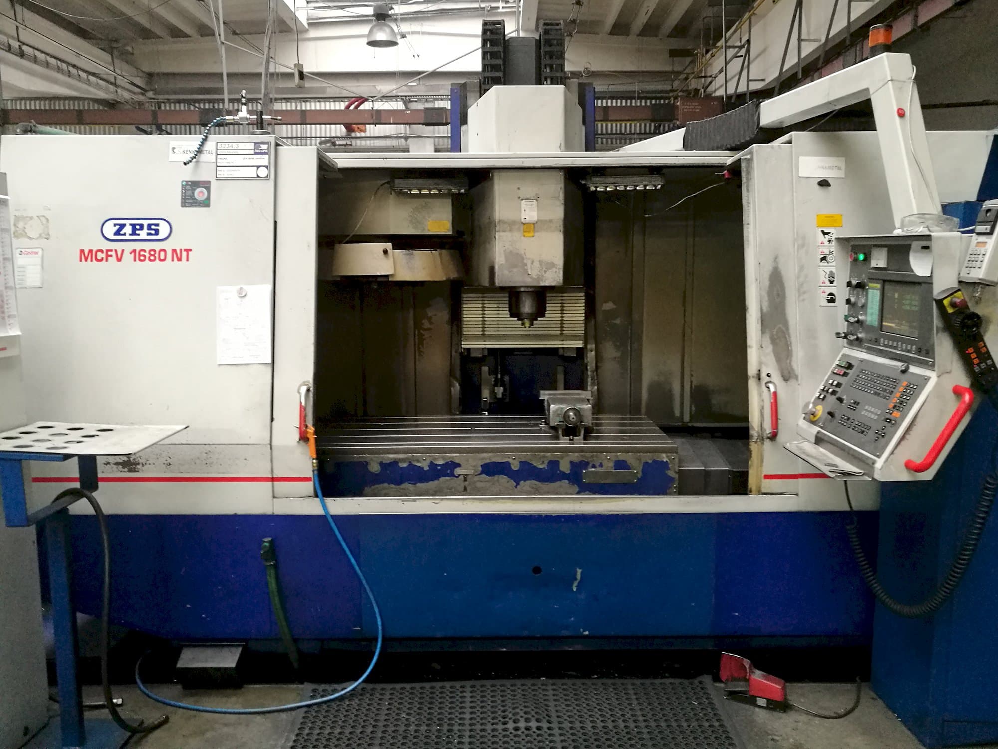 Front view of ZPS MCFV 1680 NT Machine