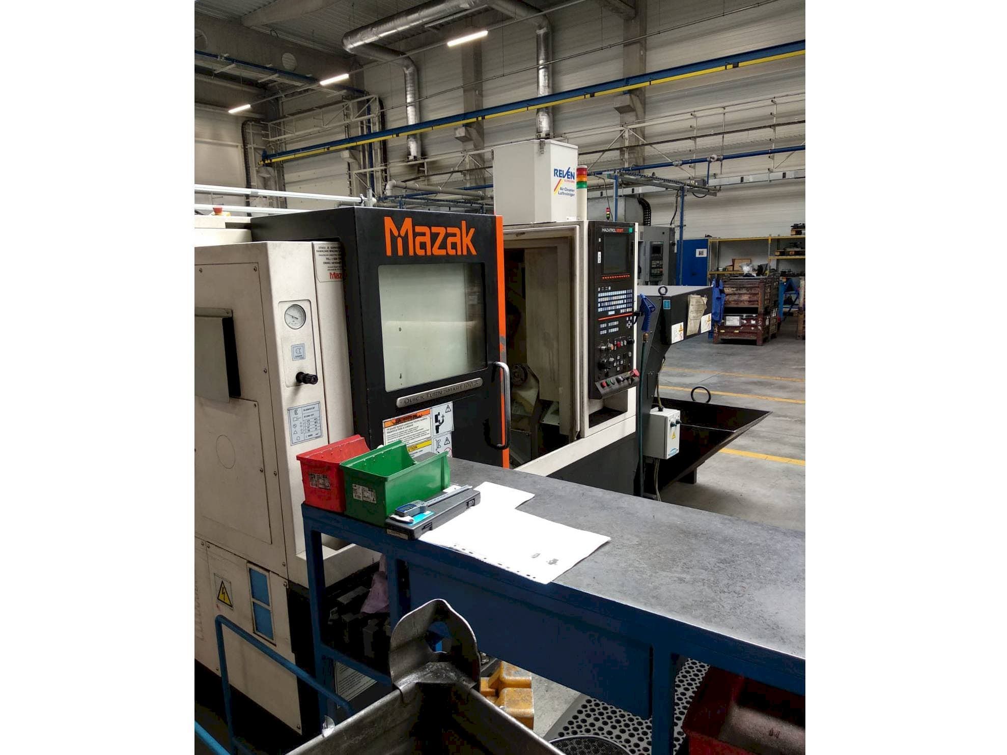 Front view of Mazak Quick Turn Smart 100 S  machine