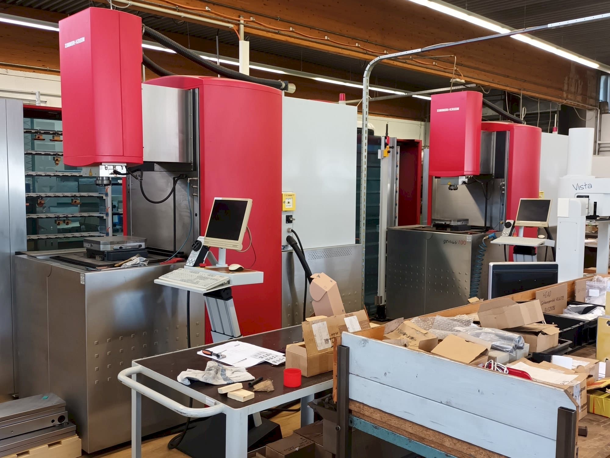 Front view of Zimmer+Kreim Genius 700  machine