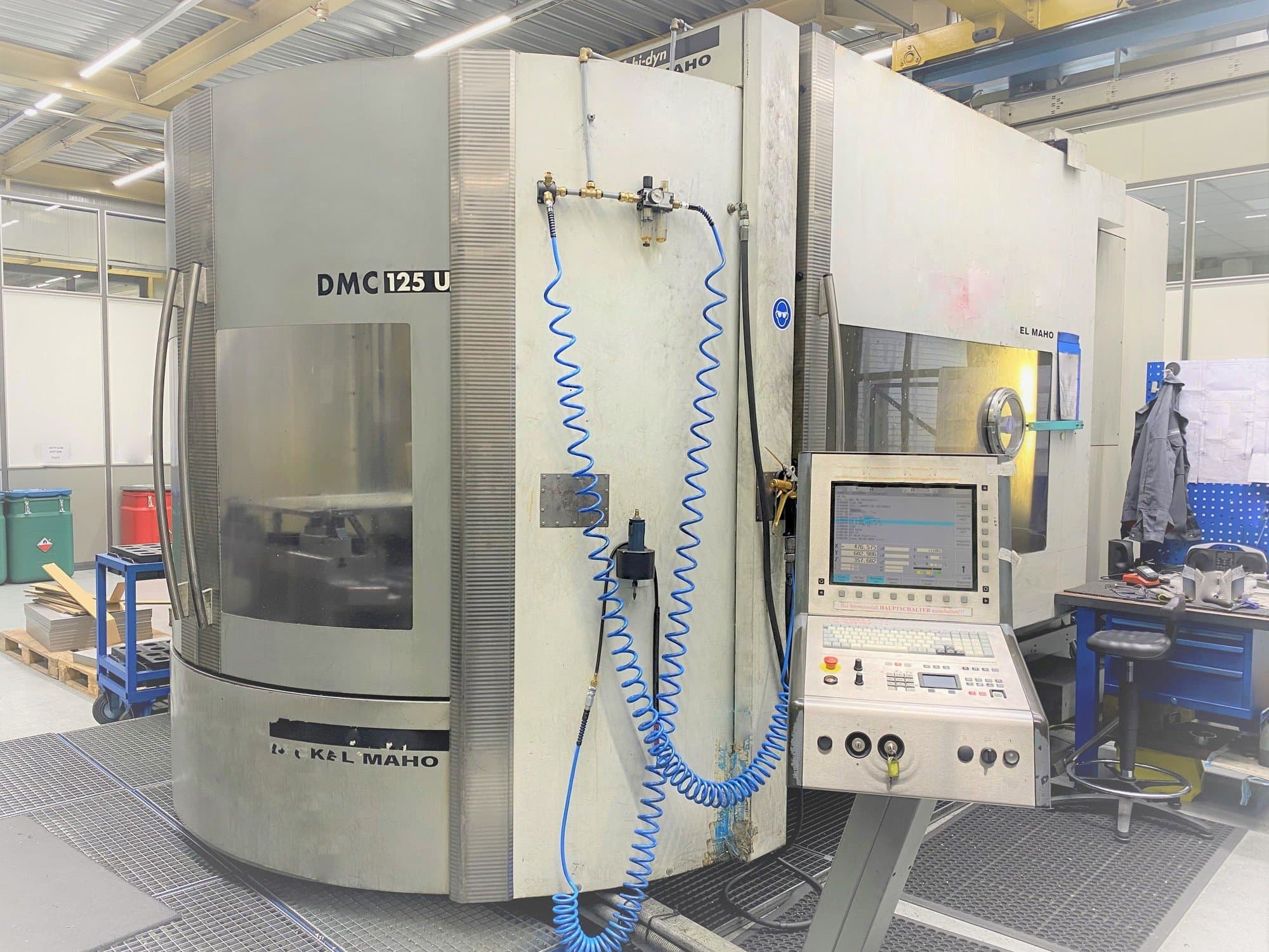 Front view of DECKEL MAHO DMC 125U hi-dyn  machine
