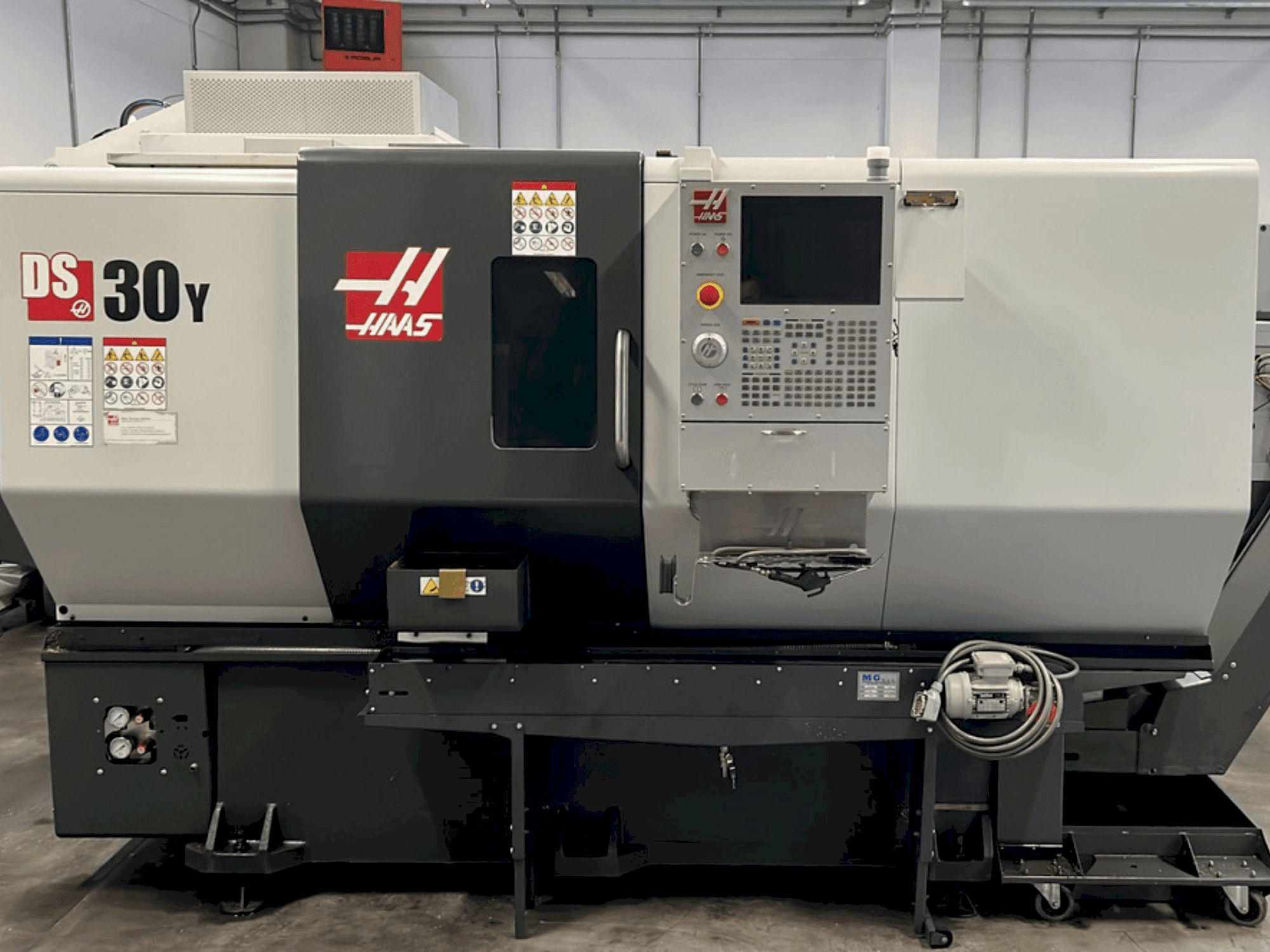 Front view of HAAS DS30Y  machine