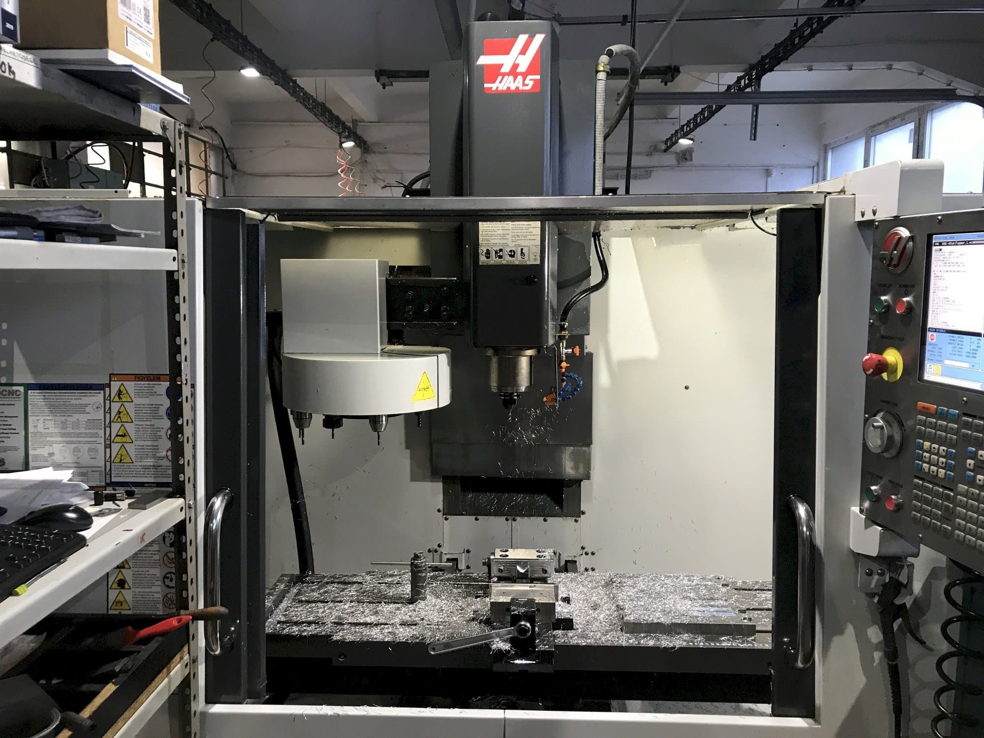 Front view of HAAS TM-3P  machine