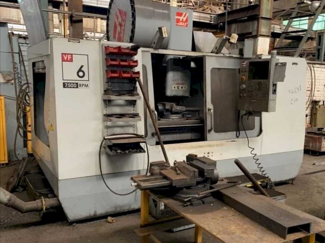 Front view of HAAS VF-6/50  machine