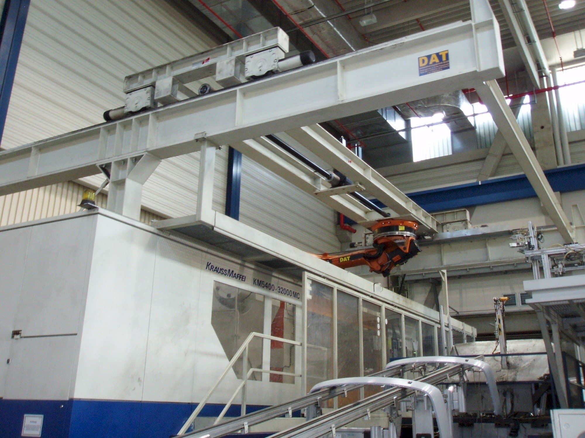 Front view of Krauss Maffei 5400-32000 MC  machine