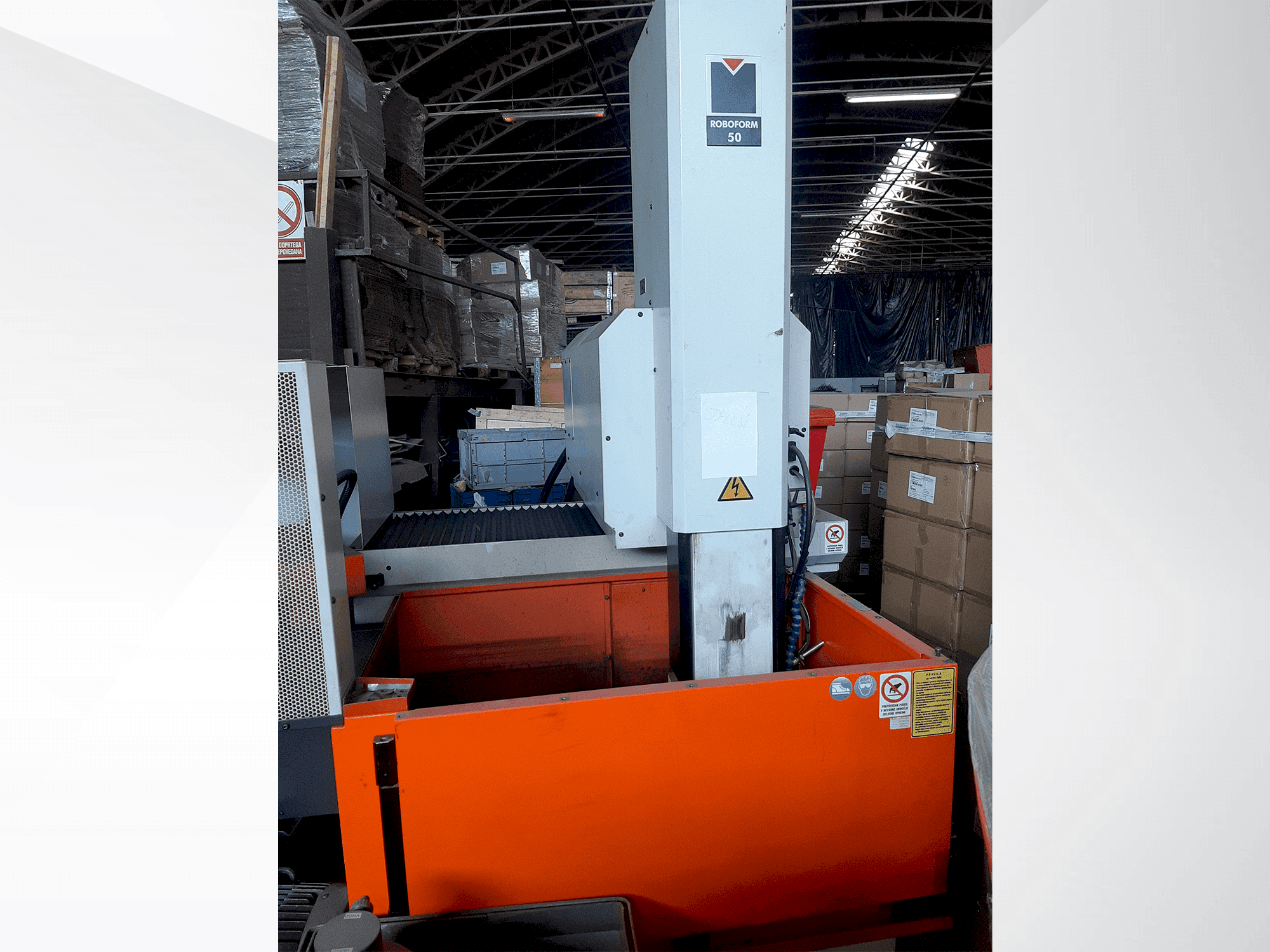 Front view of CHARMILLES ROBOFORM 50  machine