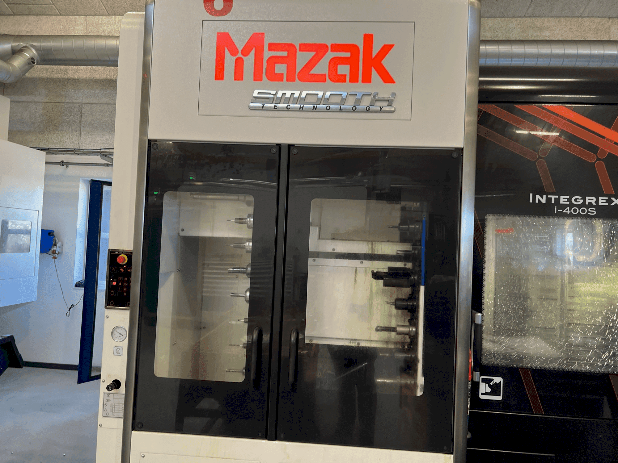 Front view of Mazak Integrex i-400S  machine
