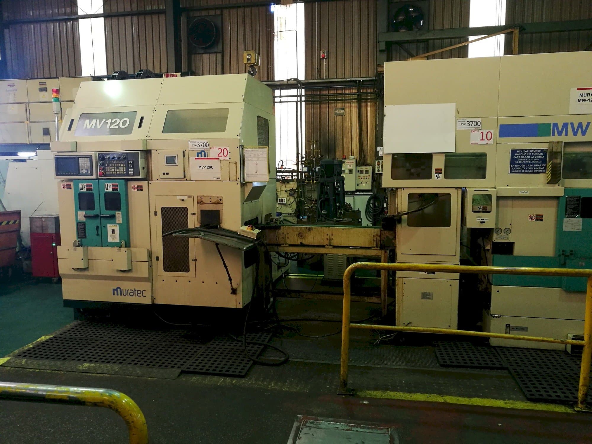 Front view of Muratec MV120  machine