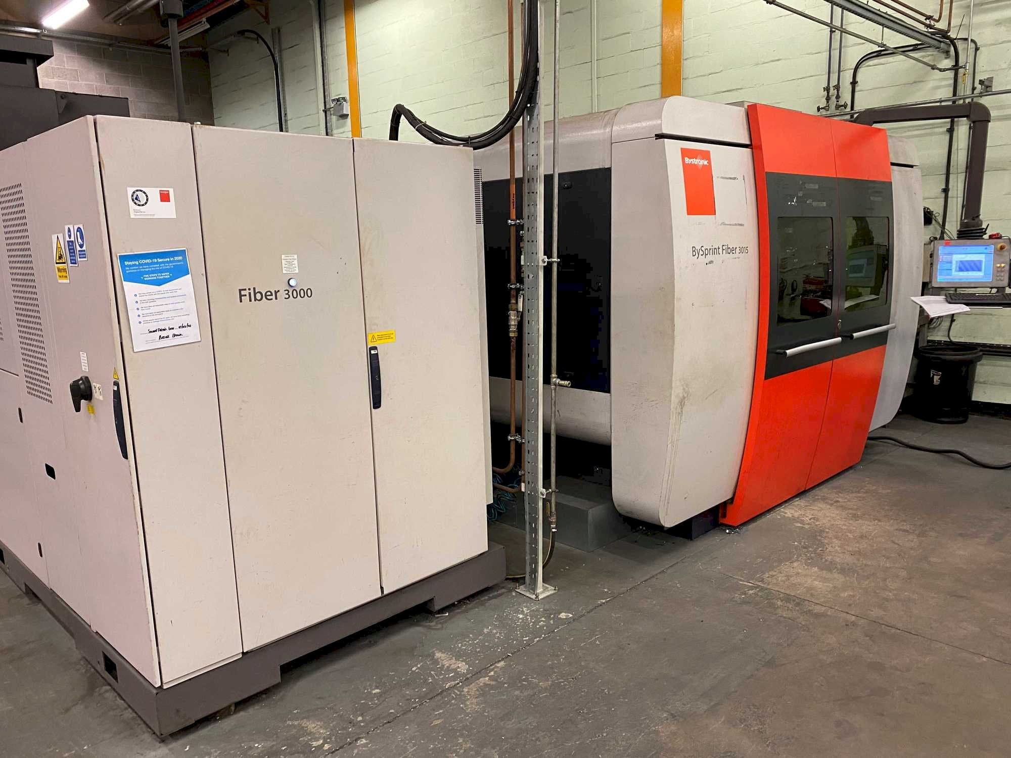 Front view of Bystronic BySprint 3015 Fiber  machine