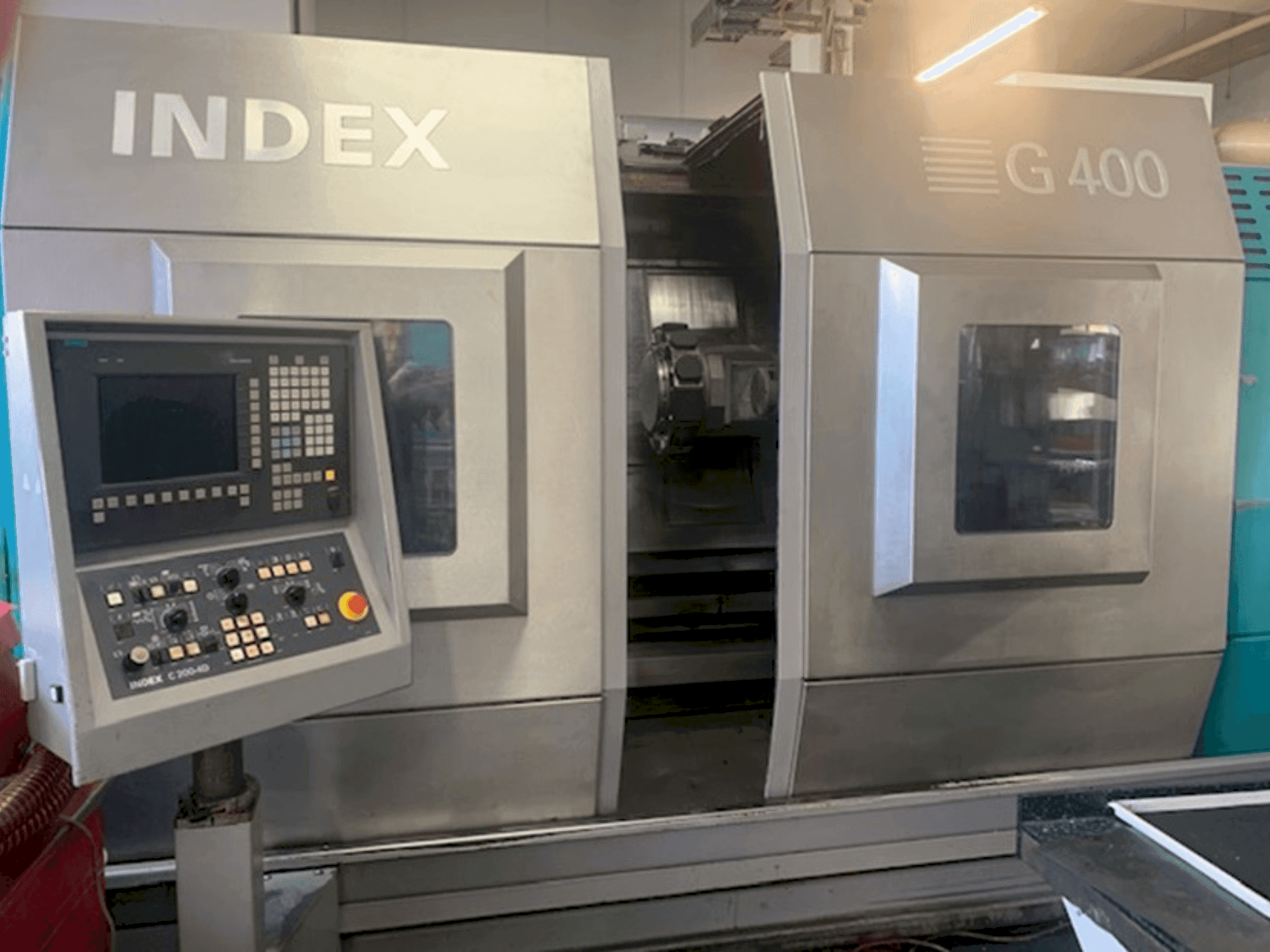 Front view of Index G400  machine