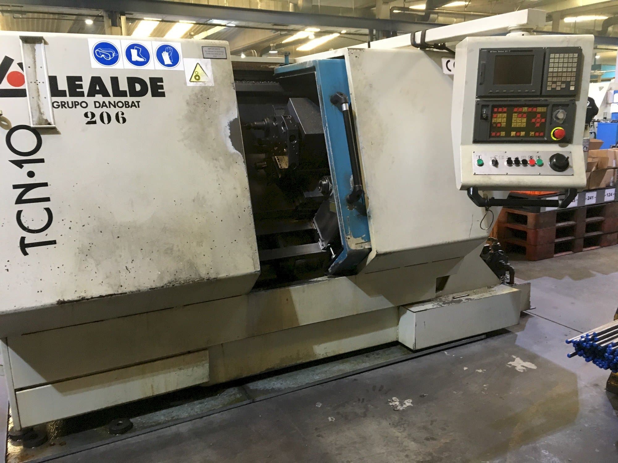 Front view of Lealde TCN10  machine