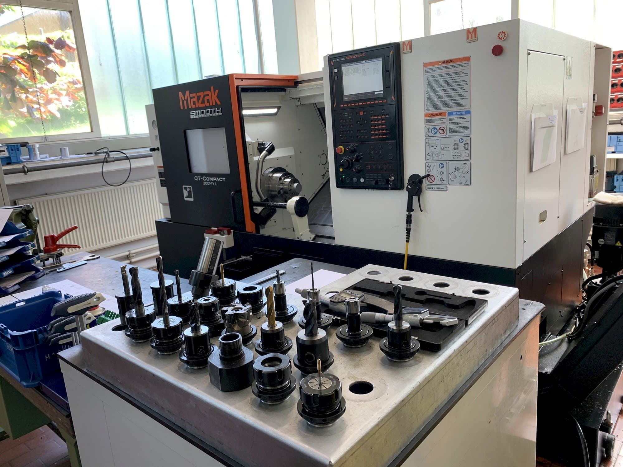 Front view of Mazak QTC 300MY L500  machine