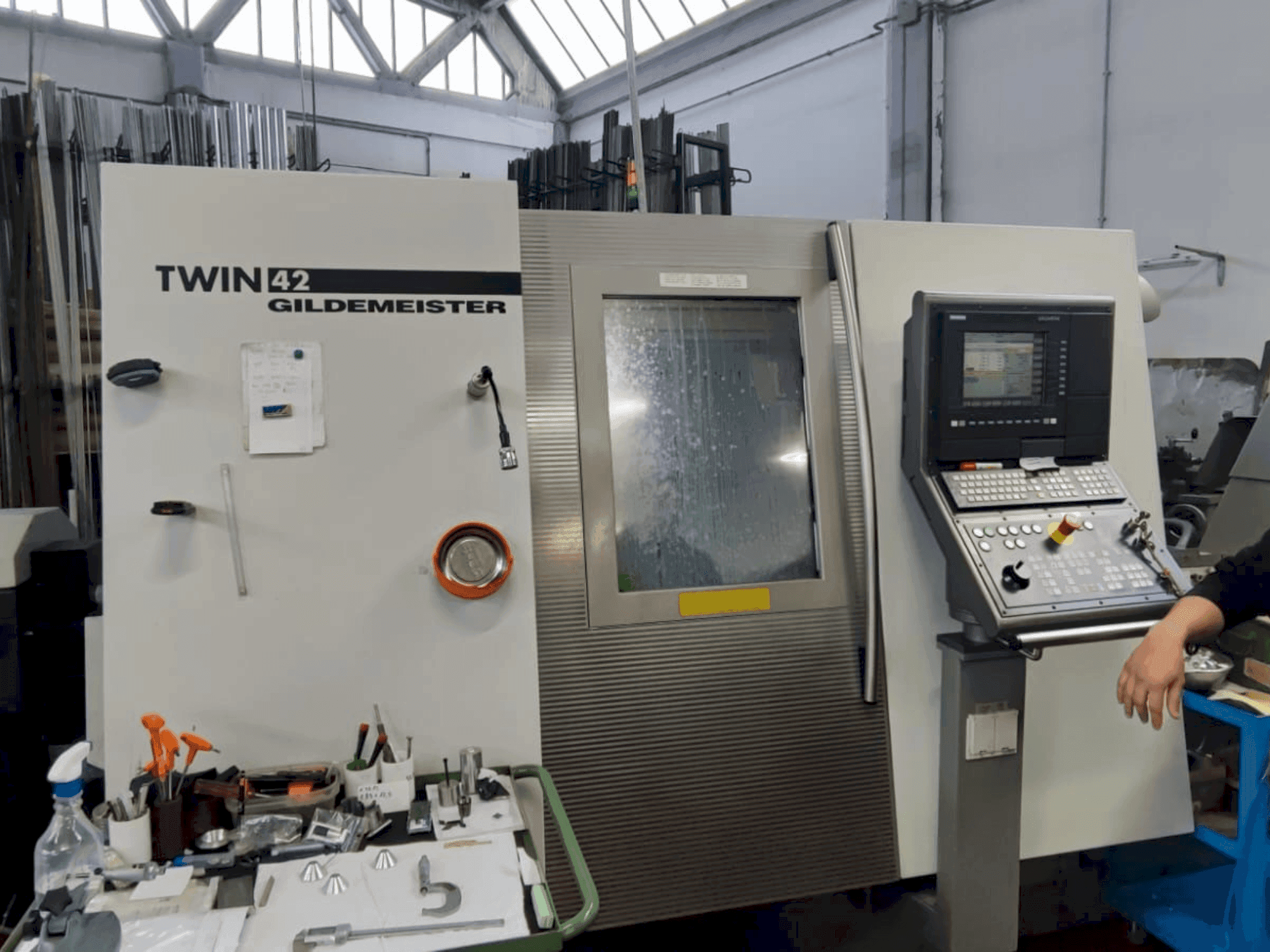 Front view of Gildemeister TWIN 42  machine