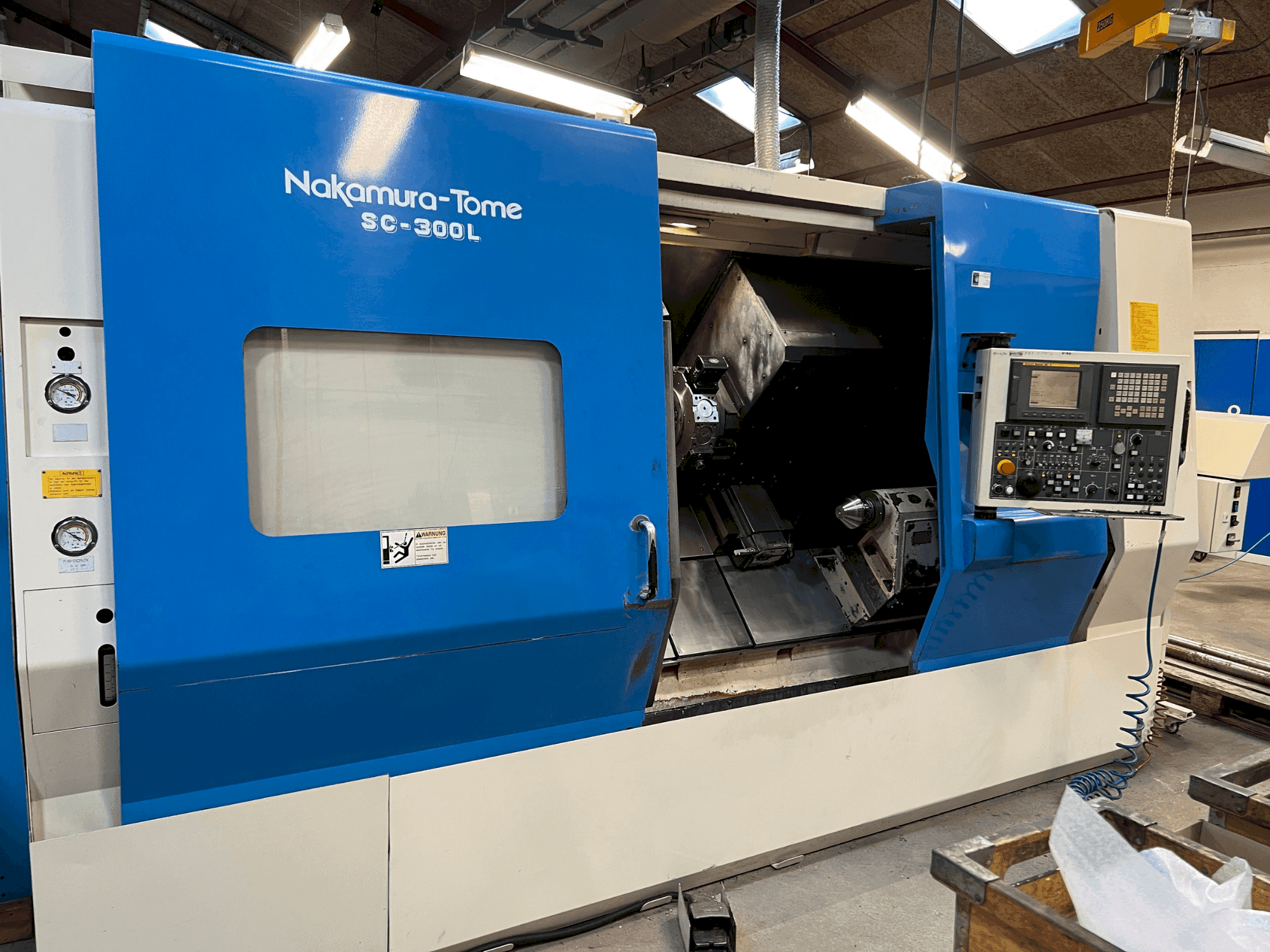 Front view of NAKAMURA SL 300LY  machine