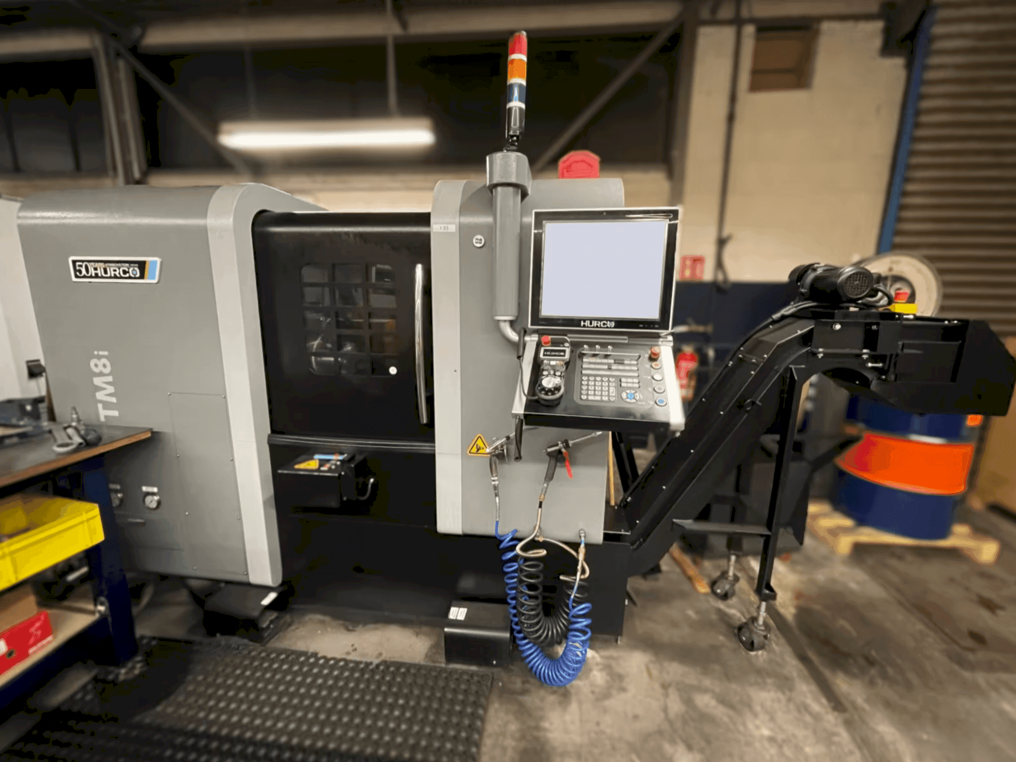 Front view of Hurco TM8i  machine