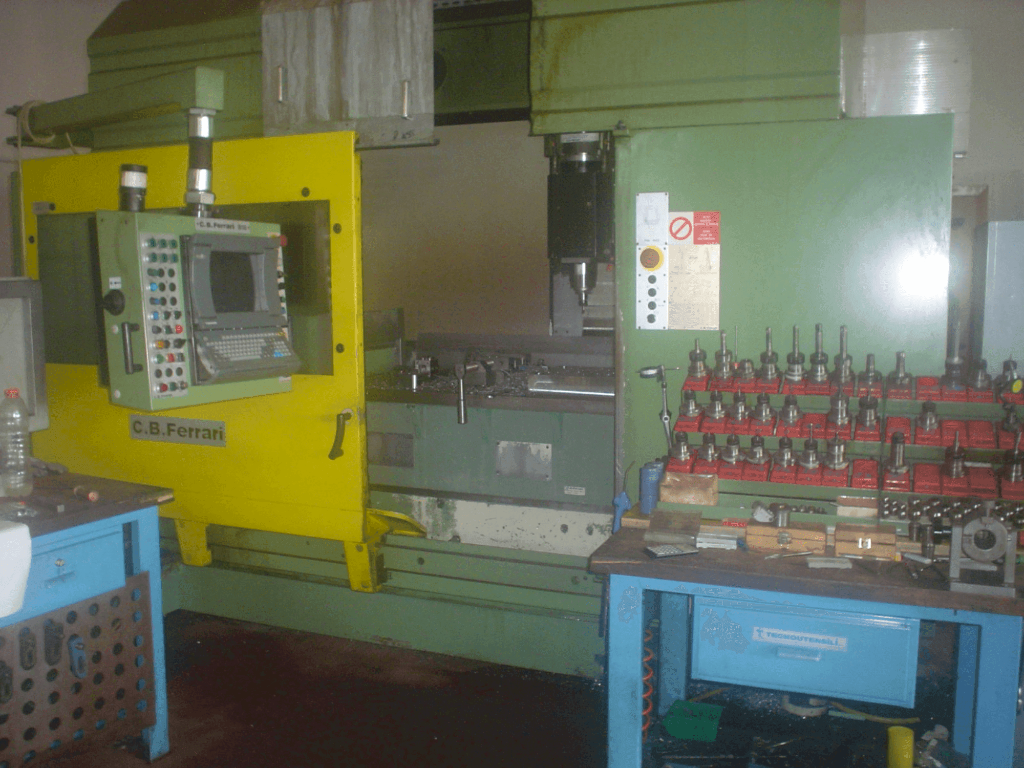 Front view of C.B. Ferrari B18  machine