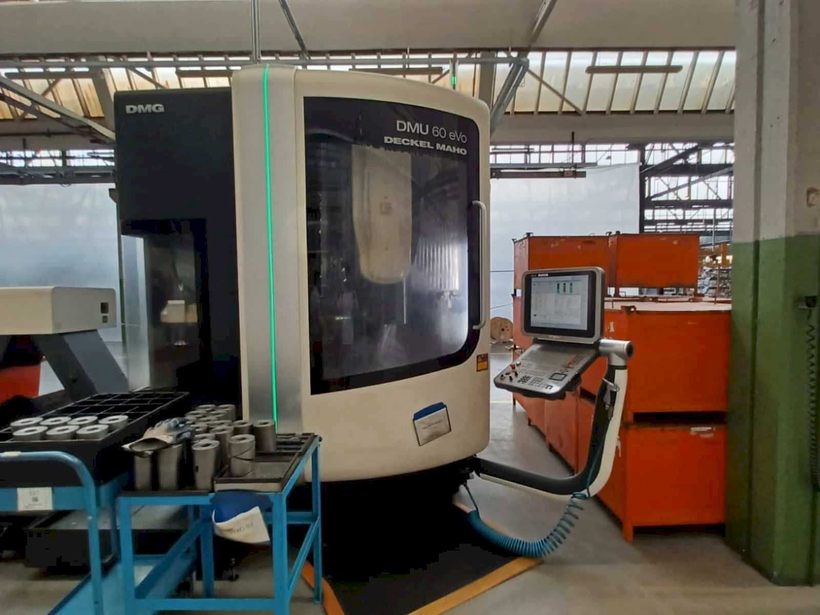 Front view of DMG MORI DMU 60 evo  machine