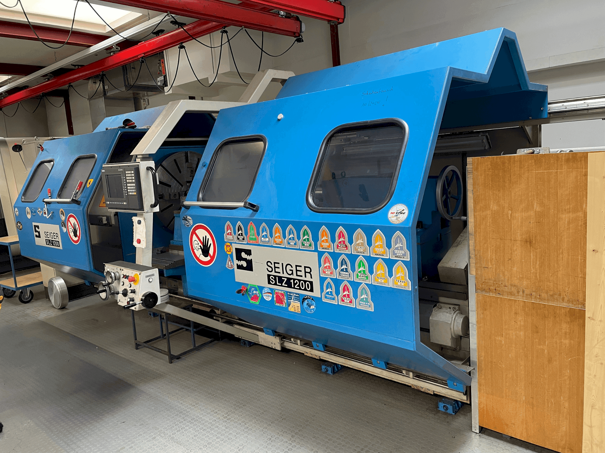 Front view of SEIGER SLZ1200  machine