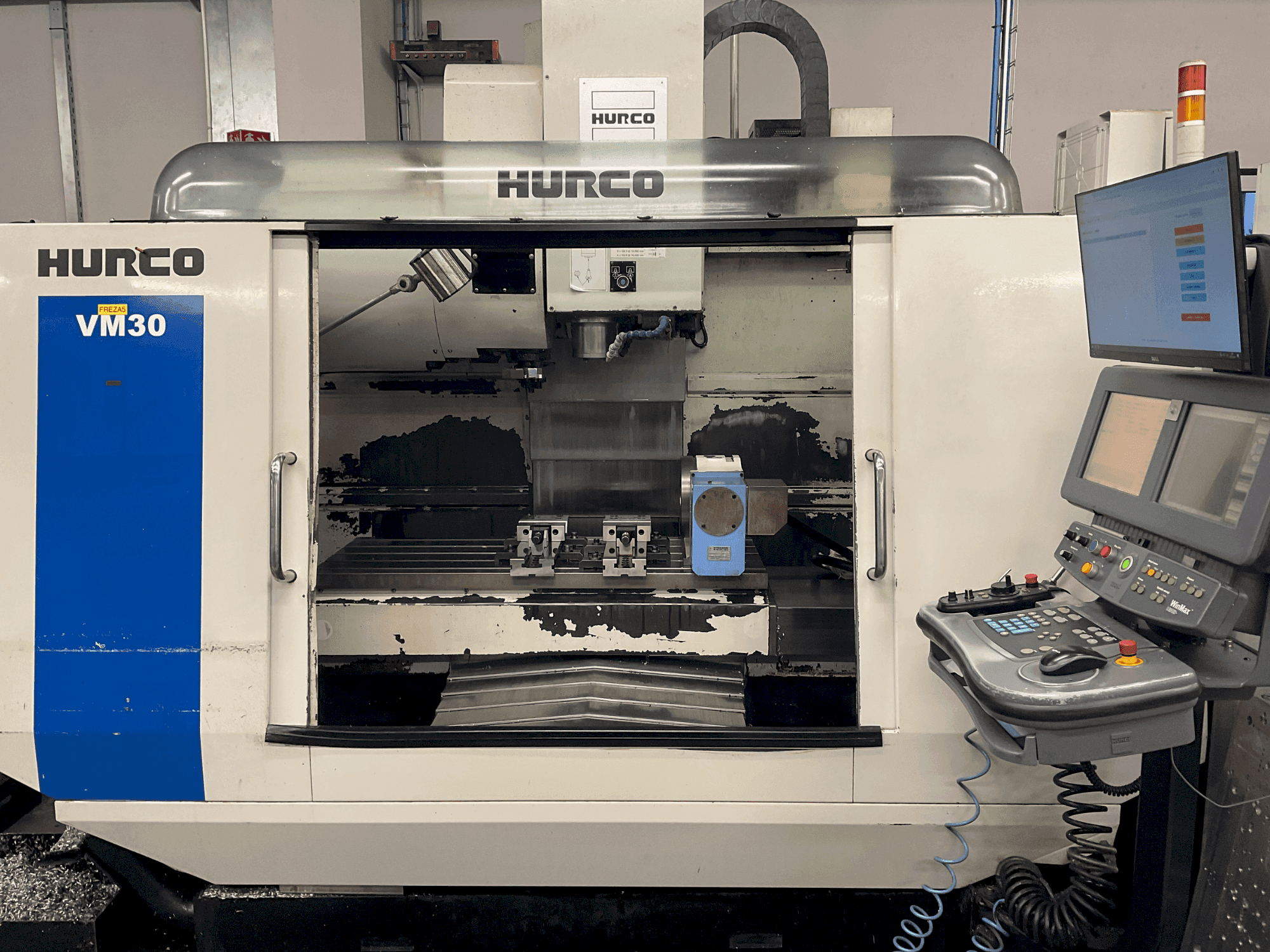 Front view of Hurco VM 30  machine