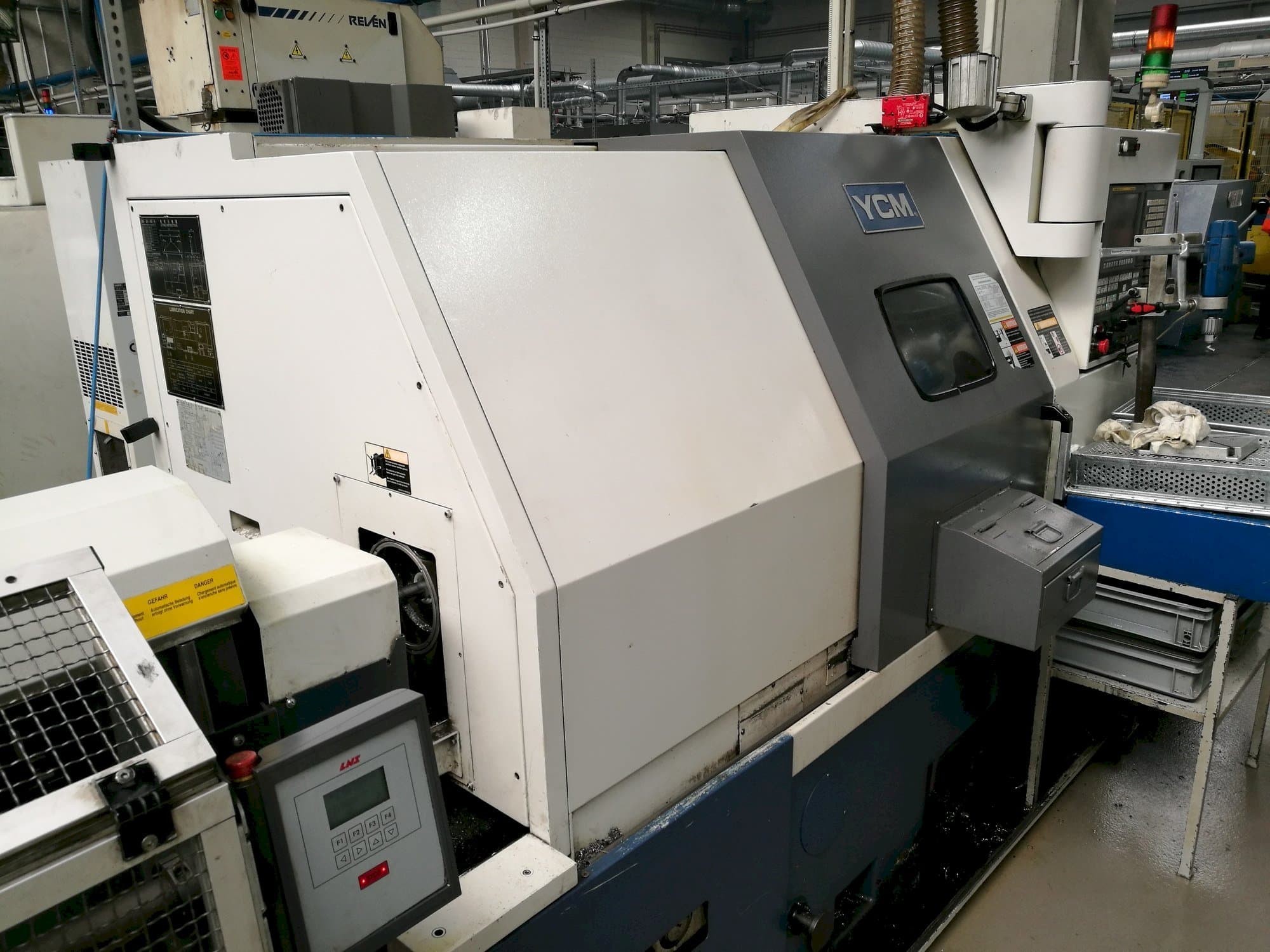 Front view of YCM GT-250A  machine