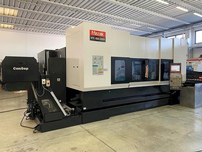 Front view of Mazak VTC 800/30 SR  machine