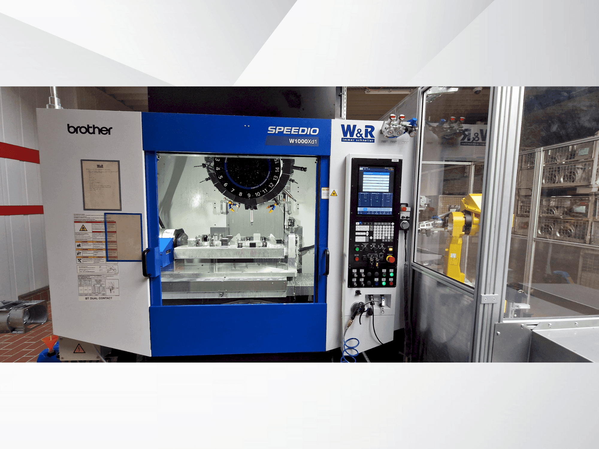 Front view of Brother Speedio W1000Xd1  machine