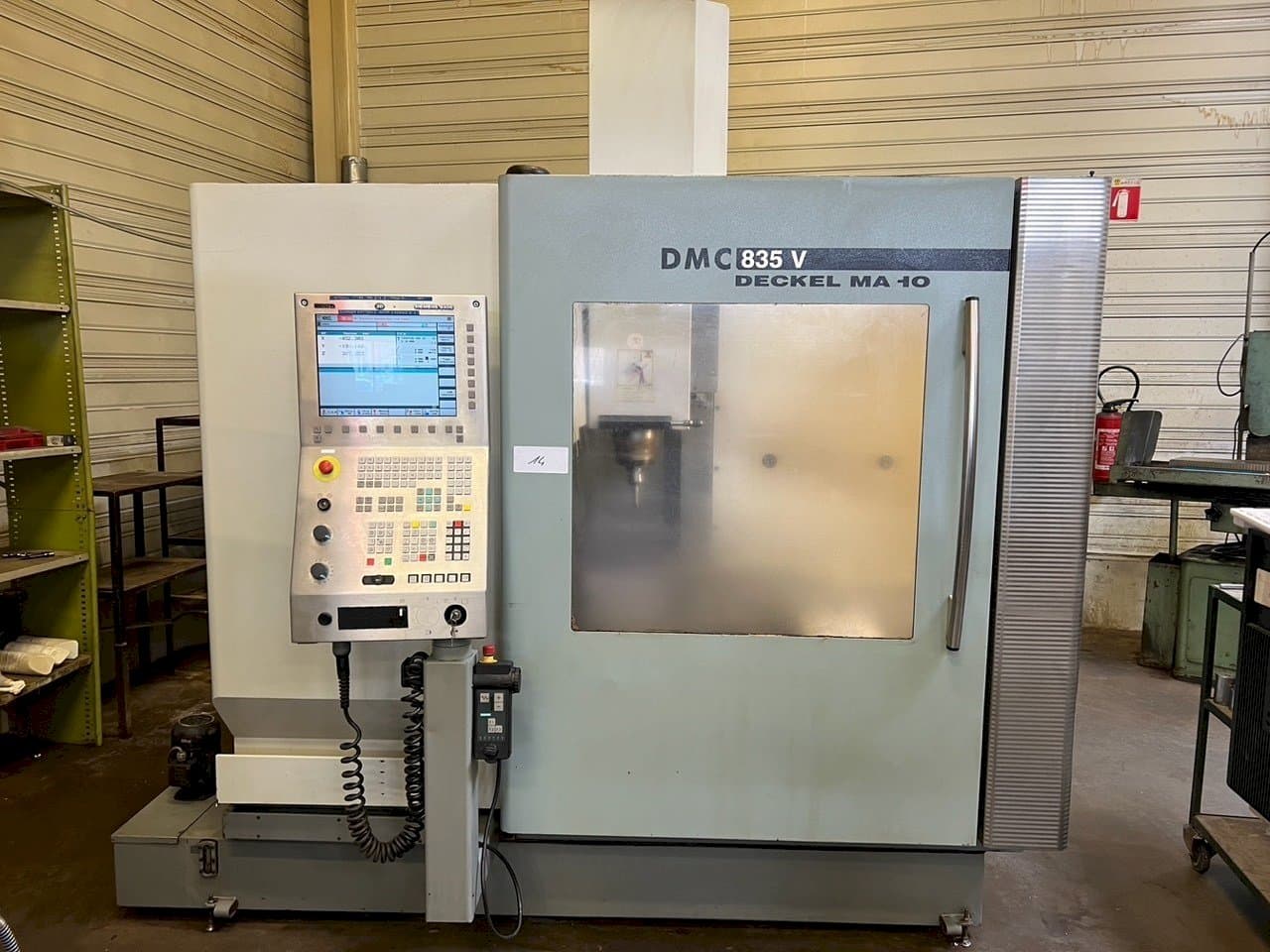 Front view of DMG DMC 835  machine