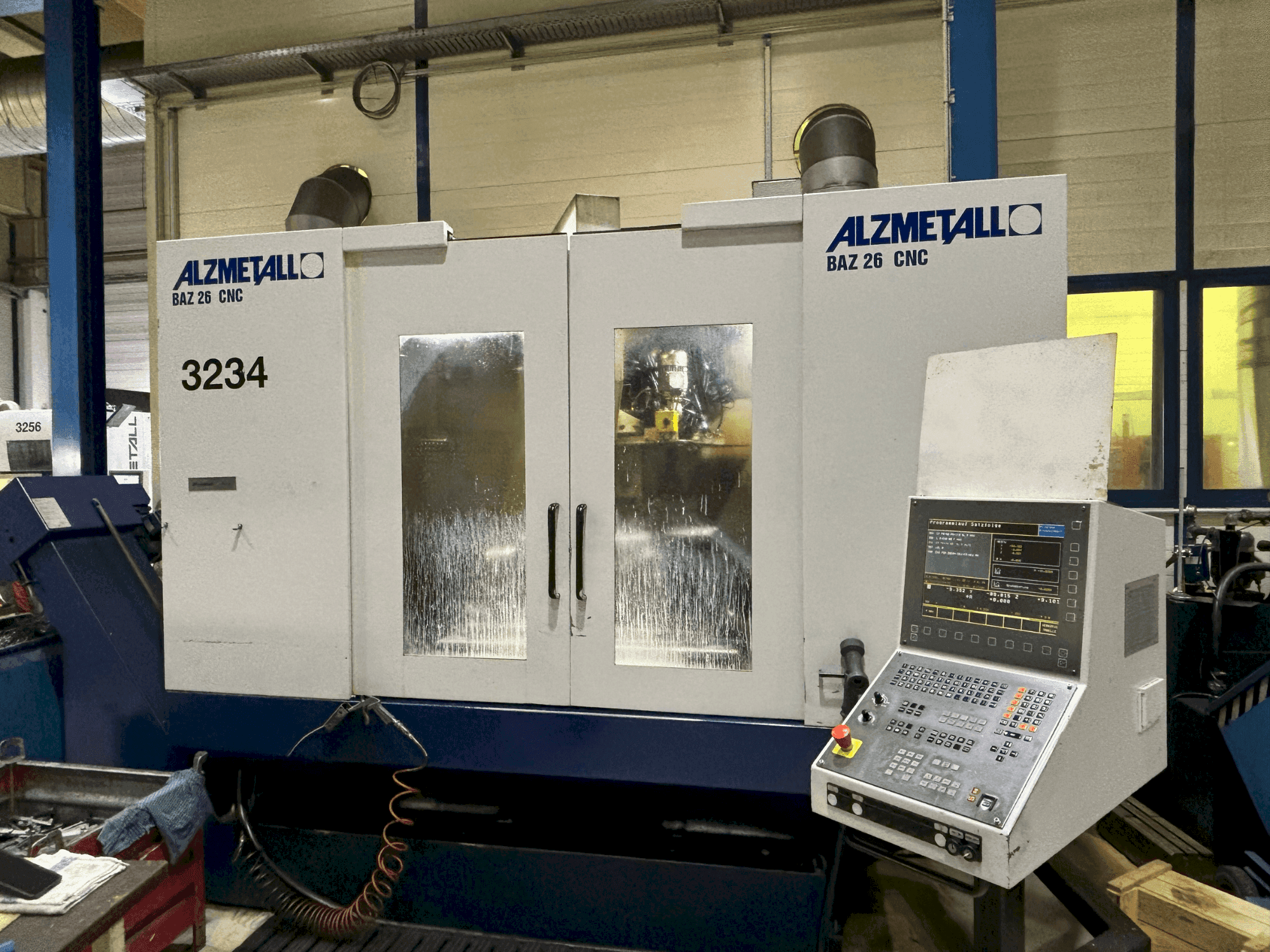 Front view of Alzmetall BAZ 26  machine
