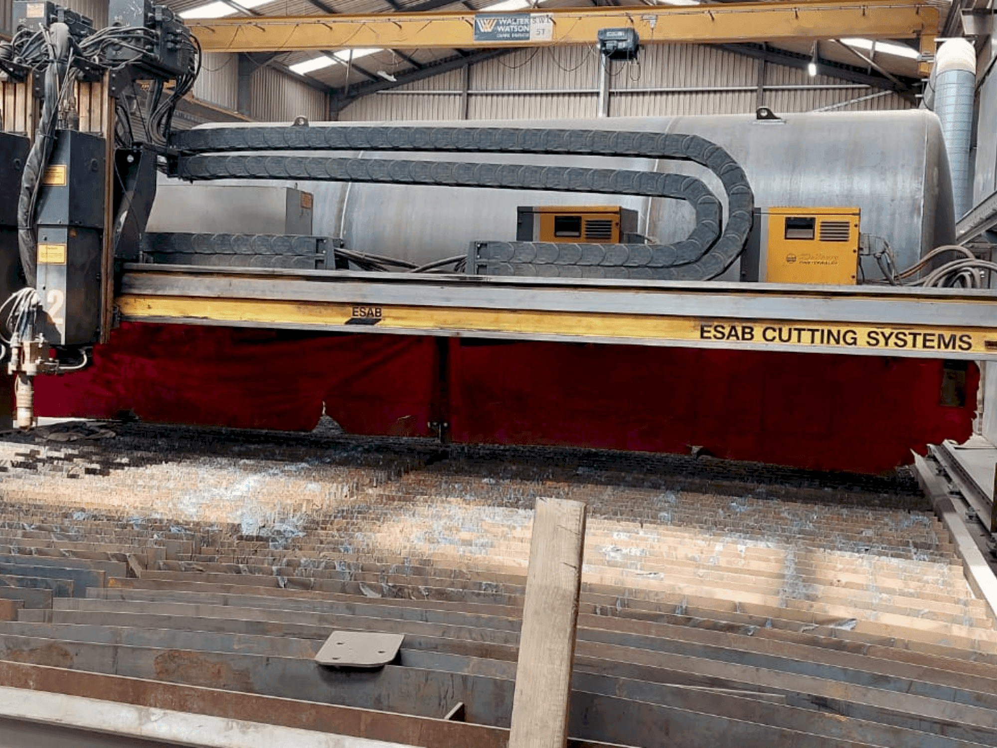 Front view of ESAB Suprarex SXE 5000  machine