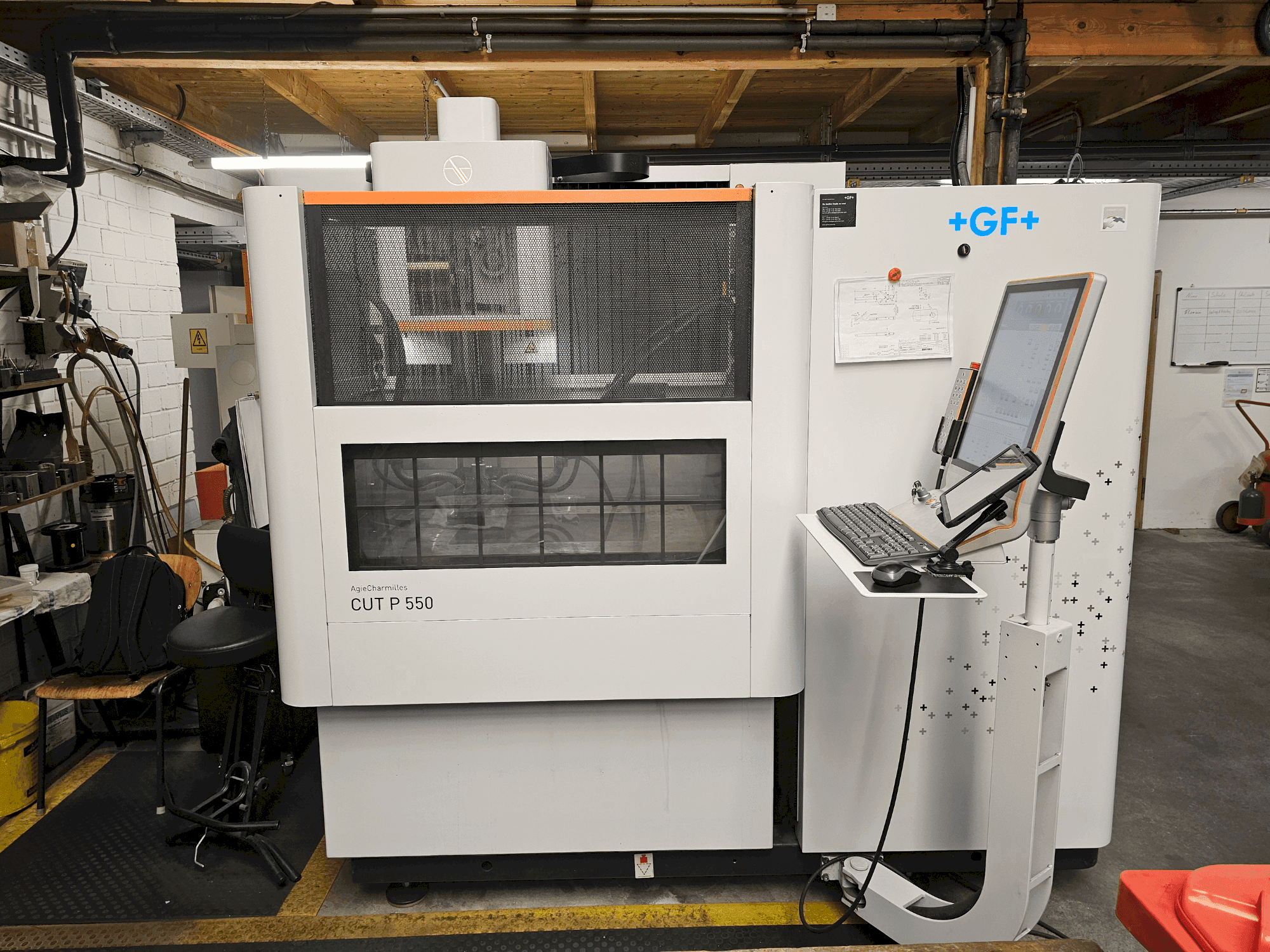 Front view of AgieCharmilles CUT P 550  machine