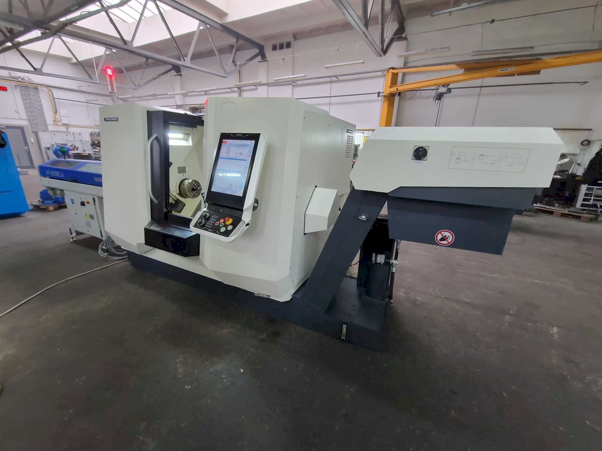 Front view of DMG MORI CLX 350 V6  machine
