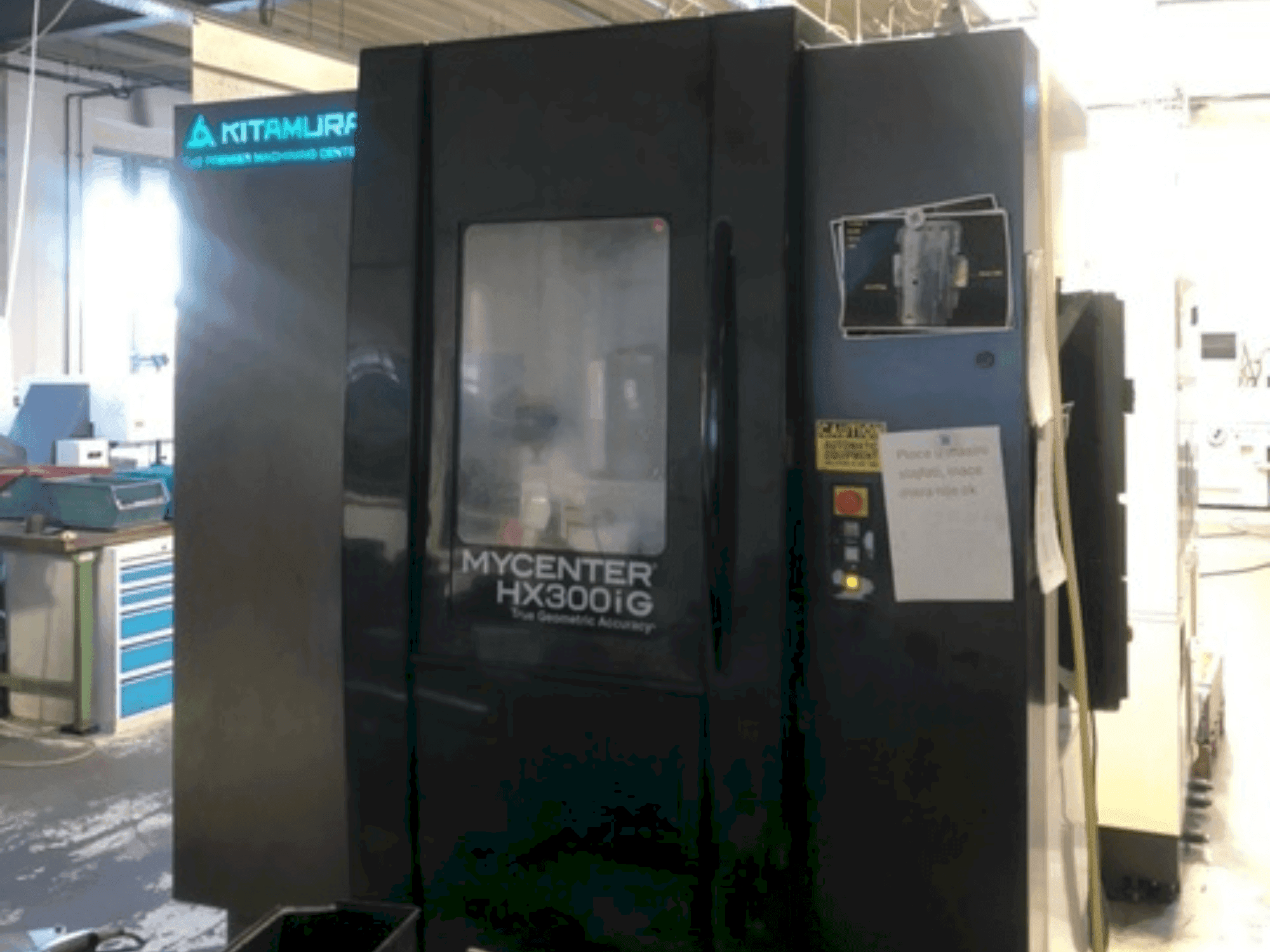 Front view of Kitamura HX300iG  machine