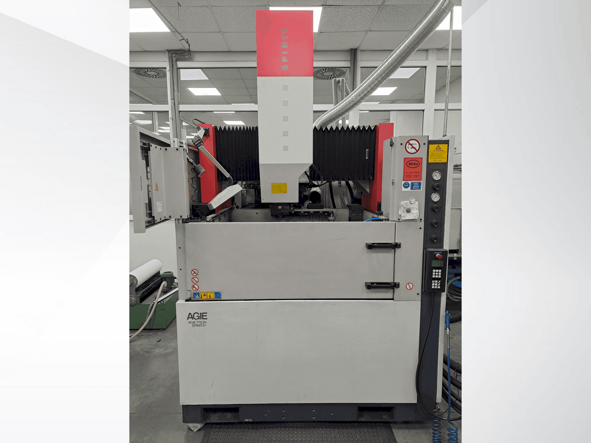 Front view of AGIE AGIETRON SPIRIT 4  machine