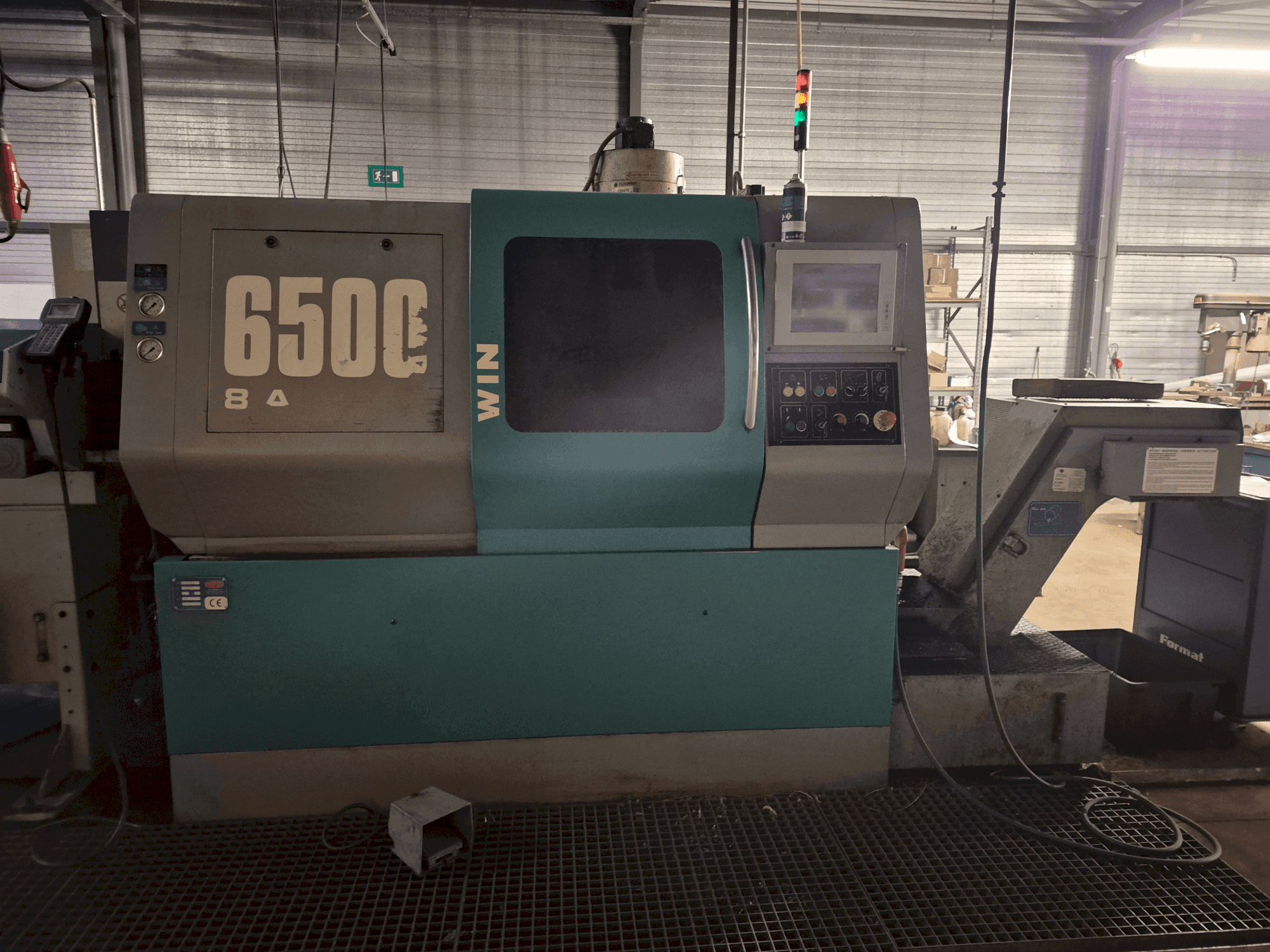 Front view of MUPEM WIN 6500  machine