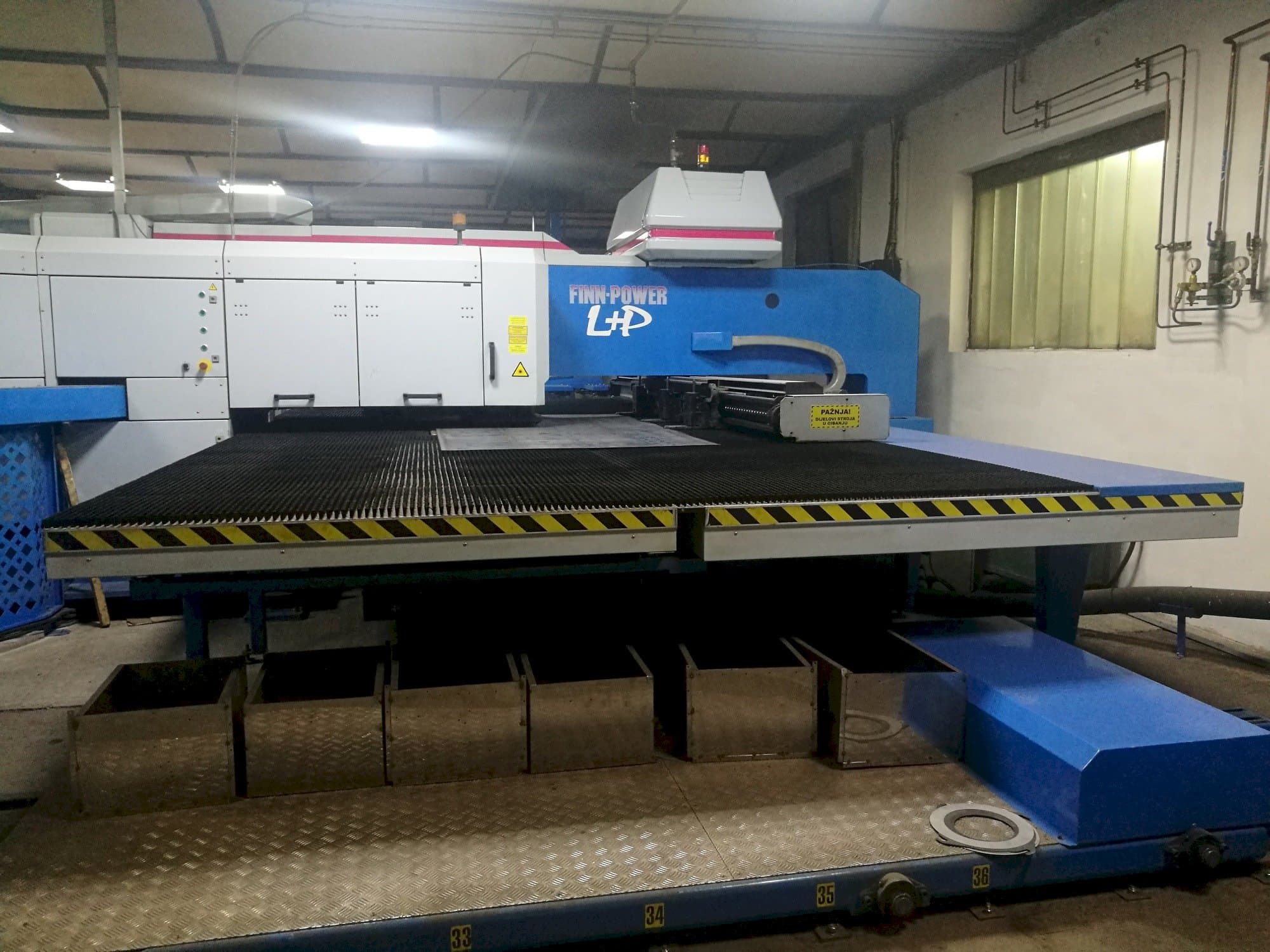 Front view of Finn-Power LP6 SBTV machine