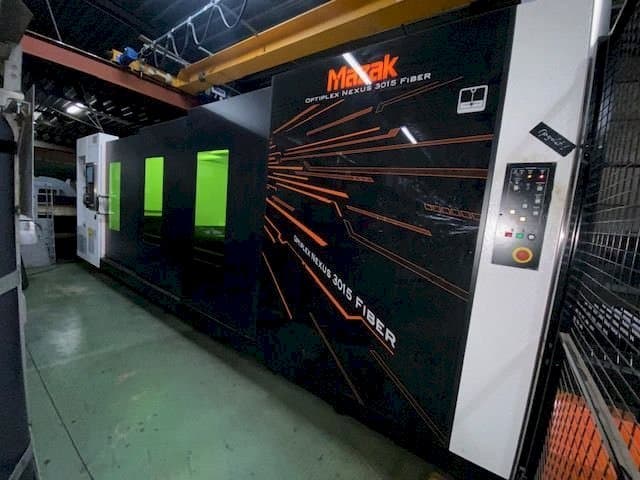 Front view of Mazak Optiplex Nexus 3015  machine