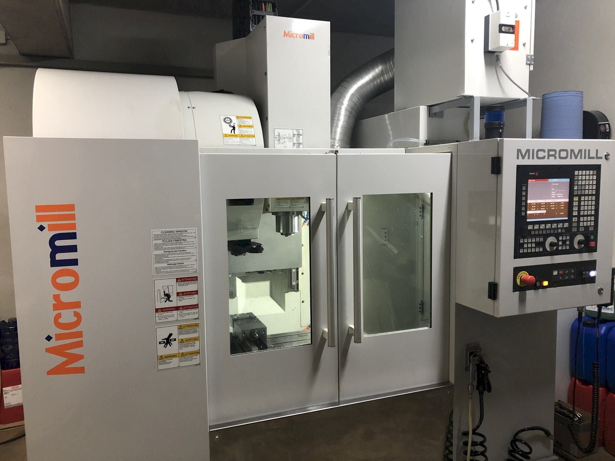 Front view of Micromill MM 430  machine