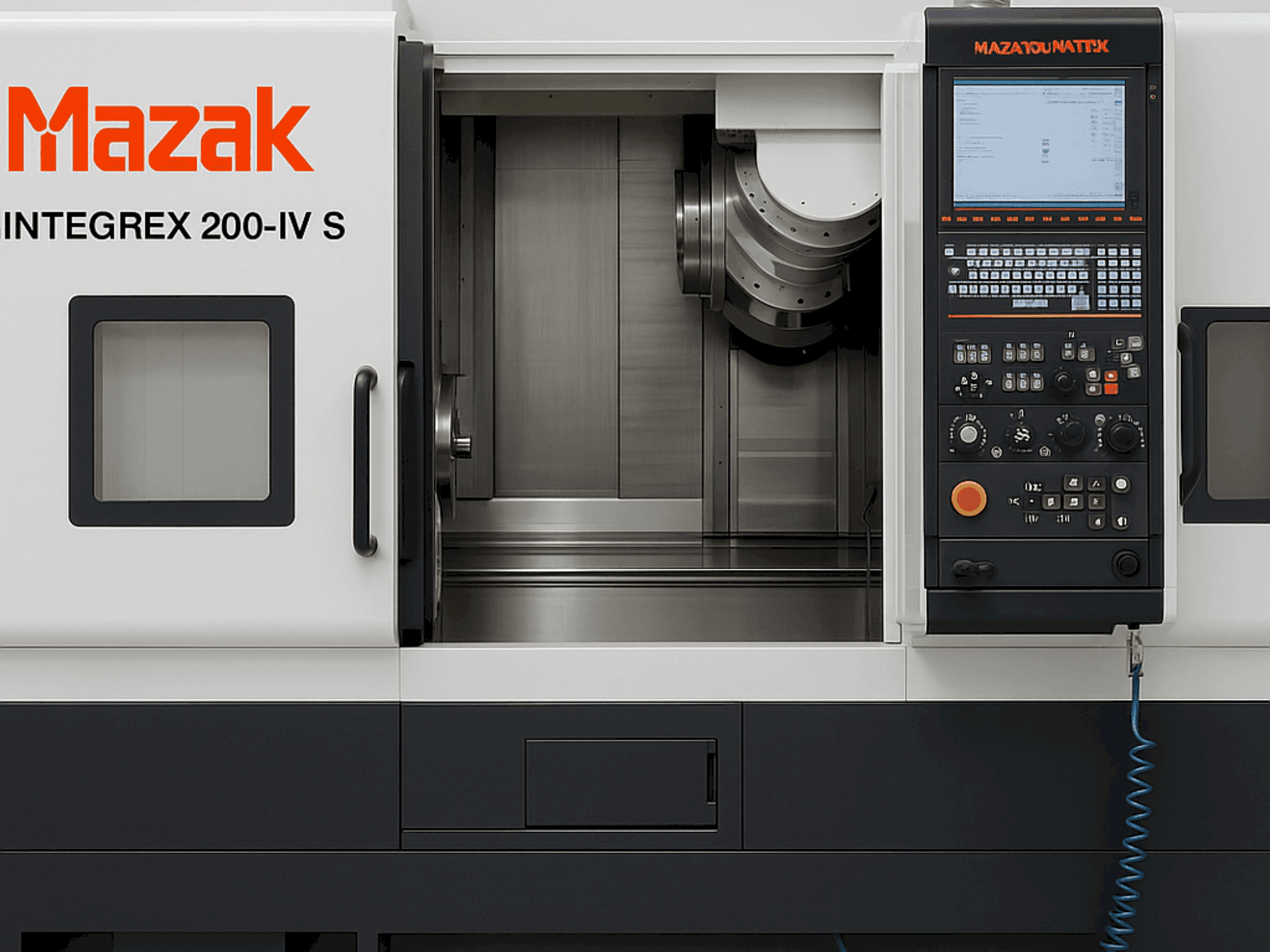 Front view of Mazak Integer 200-IV S x 1000  machine