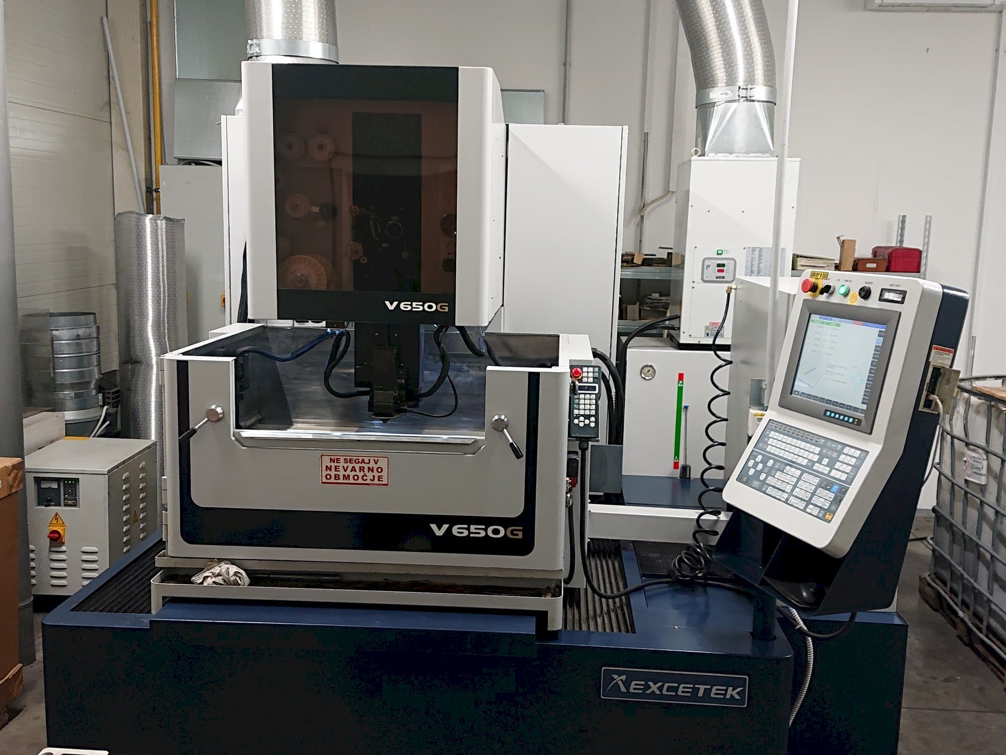 Front view of EXCETEK V650G  machine