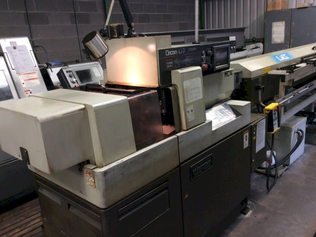 Front view of Citizen Cincom L320  machine