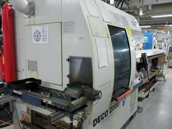 Left side view of Tornos-Bechler DECO 20  machine