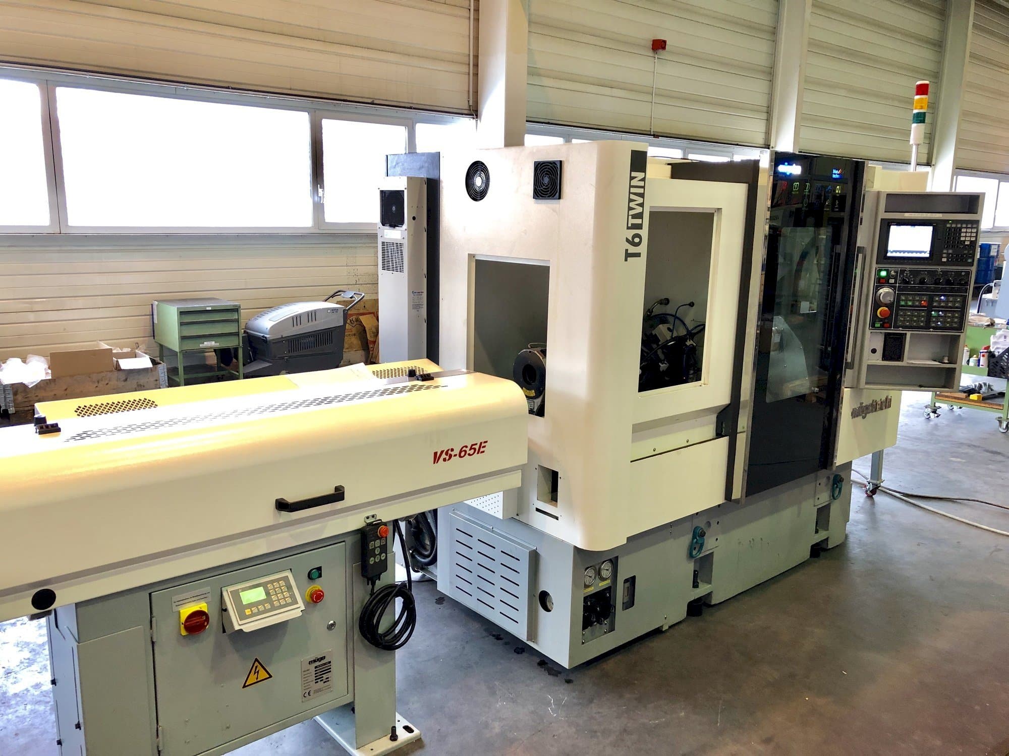 Front view of Müga T6 Twin 60  machine