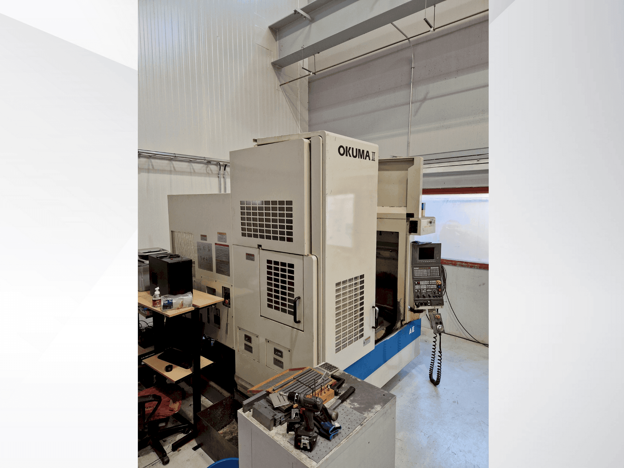 Front view of Okuma MX-45 VAE (1996)  machine