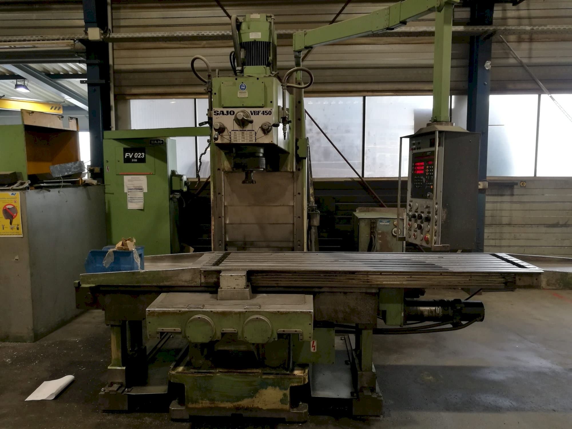 Front view of SAJO VBF450  machine