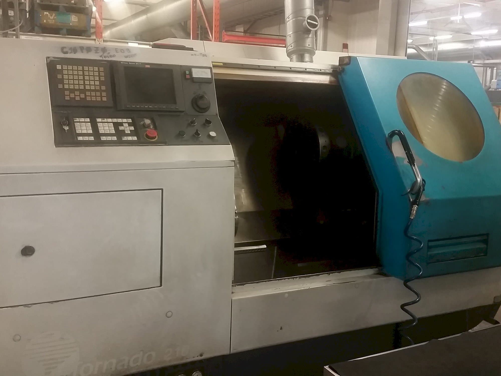 Front view of 600 Lathes Tornado 210  machine