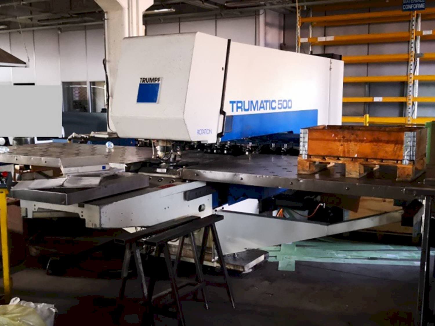 Front view of Trumpf Trumatic 500R  machine