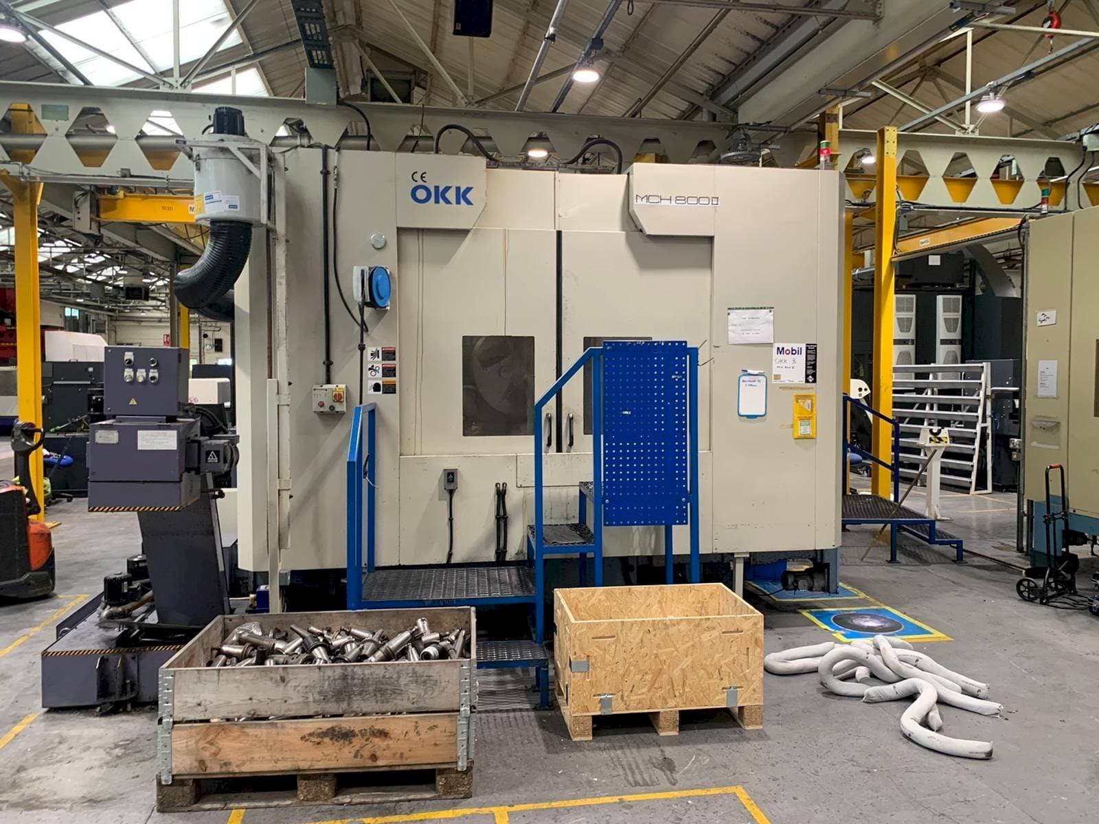 Front view of OKK MCH 800II  machine