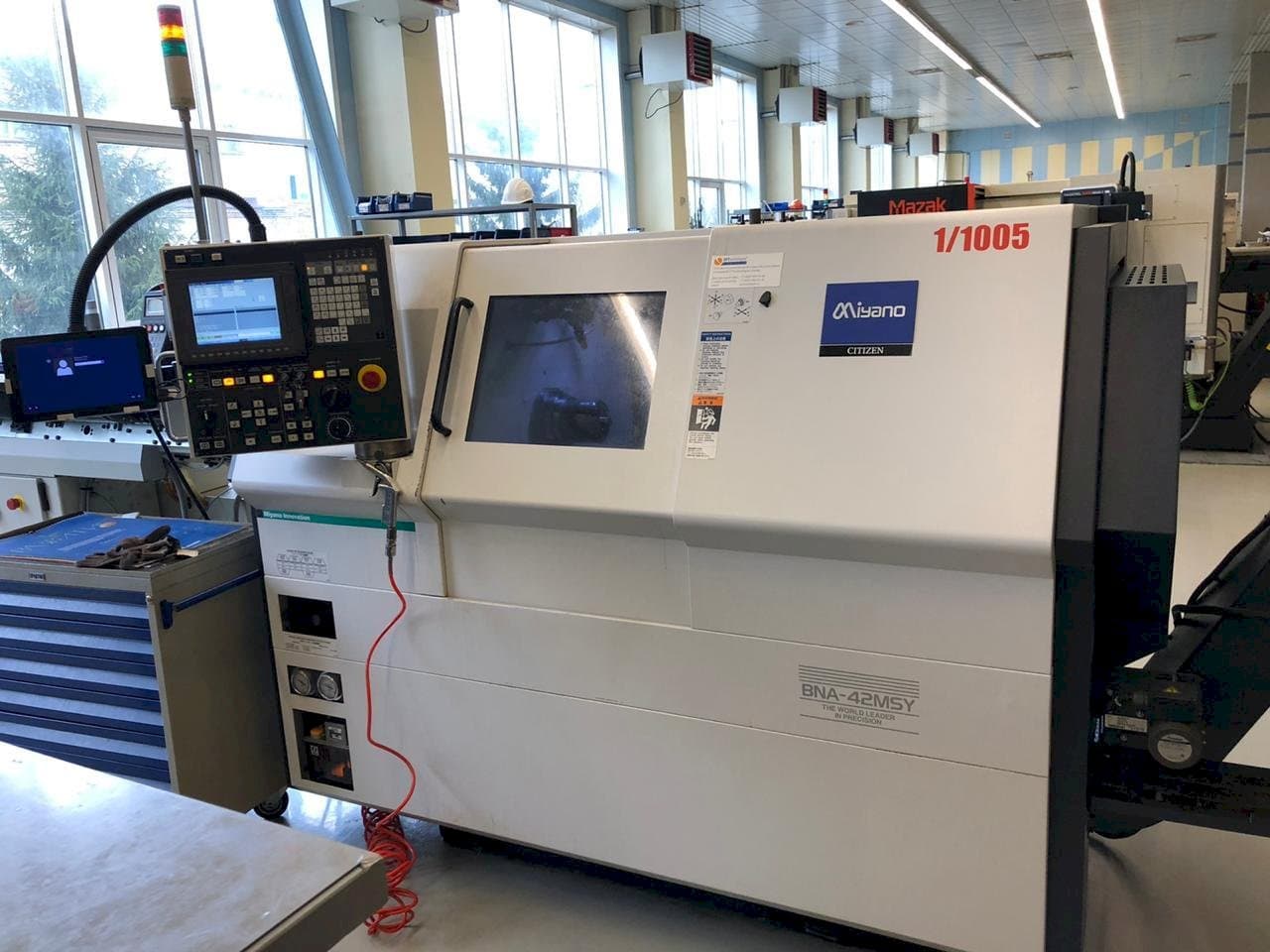 Front view of Miyano BNA-42MSY  machine