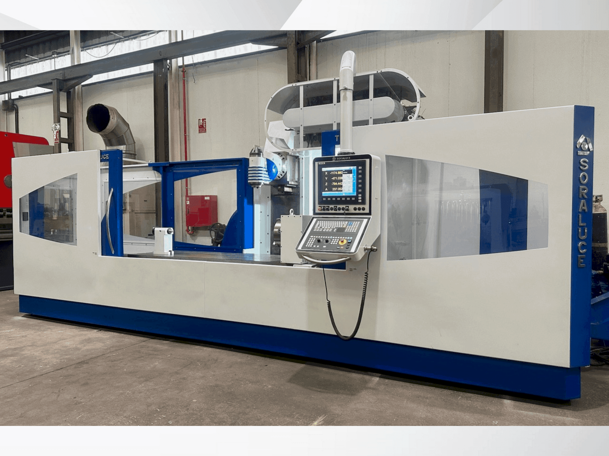 Front view of Soraluce TA-25A  machine