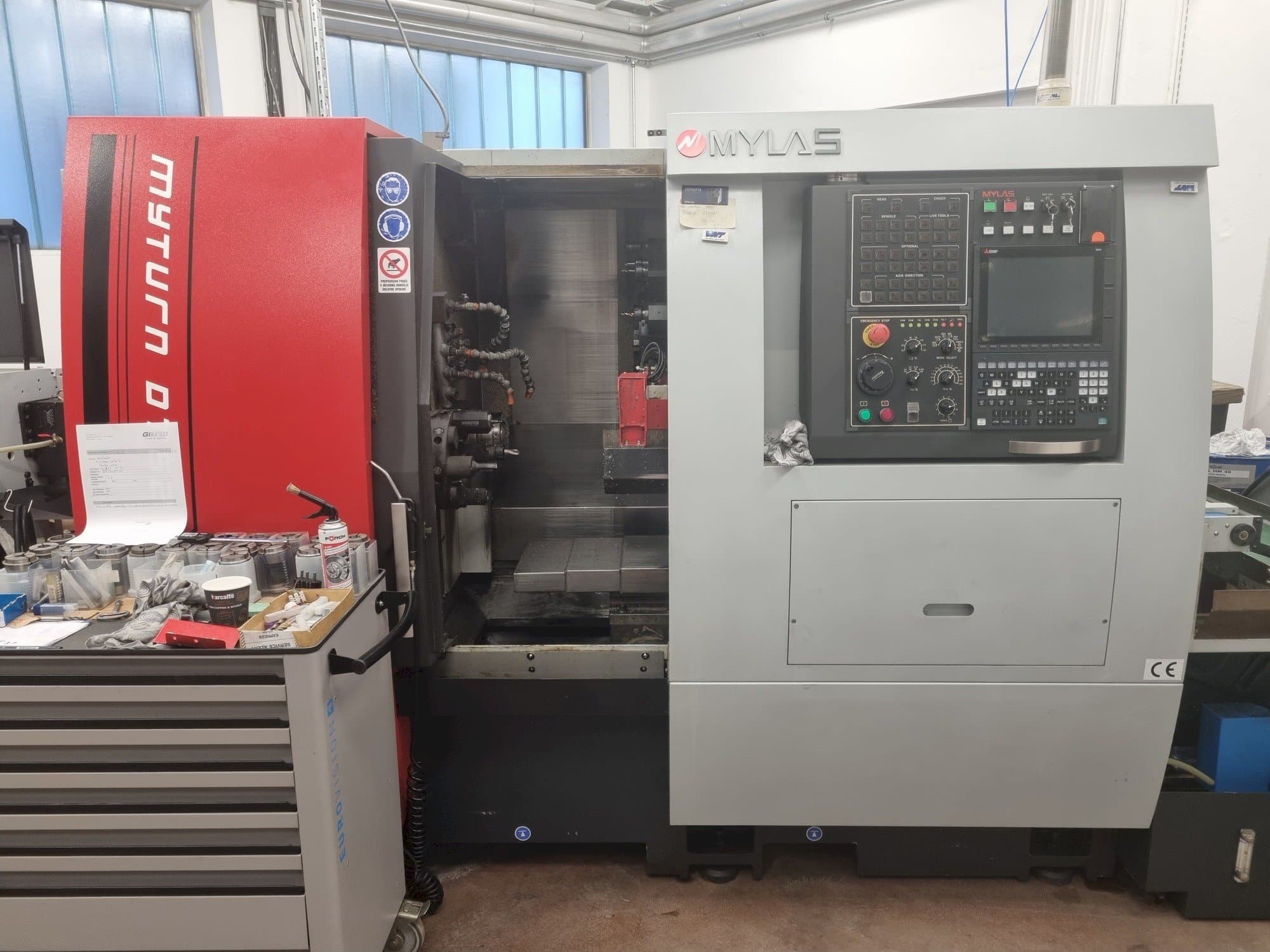 Front view of MYLAS DT52  machine